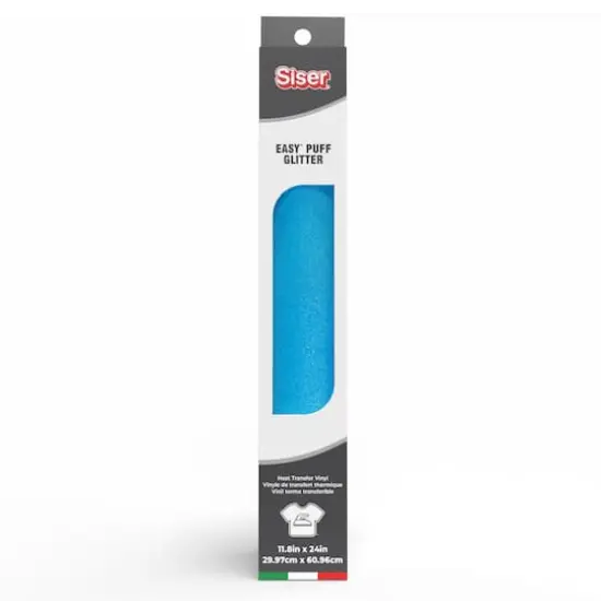 Siser&reg; Easy&reg; Puff Glitter Heat Transfer Vinyl Blue Raspberry {1}
