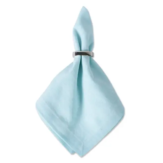 DII&reg; Solid Chambray Oversized Napkin, 6ct. Aqua {4}