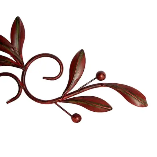 30" Dark Brown Traditional Floral Wall D&eacute;cor {4}