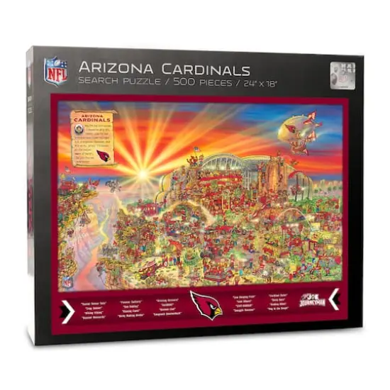 Joe Journeyman NFL 500 Piece Jigsaw Puzzle Arizona Cardinals {1}
