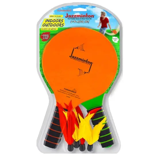 Funsparks&reg; Jazzminton&reg; Standard Paddle Ball Game {3}