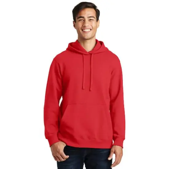 Port & Company&reg; Fan Favorite&trade; Fleece Pullover Hooded Sweatshirt Bright Red {4}