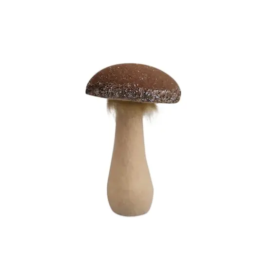 Glittered Mushroom D&eacute;cor Set {4}