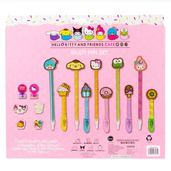 Hello Kitty&reg; & Friends Caf&eacute; Multi Pen Set {6}