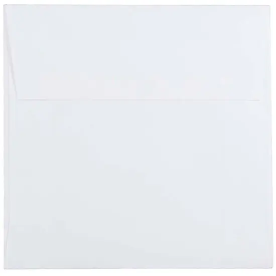 JAM Paper 5.5" x 5.5" White Square Invitation Envelopes {1}
