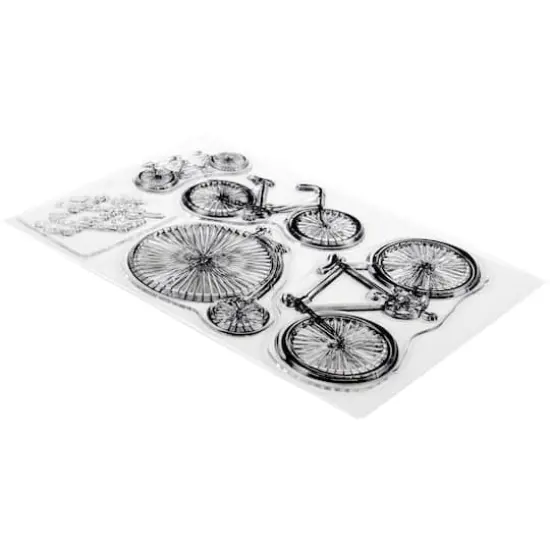 Bo Bunny&reg; Bicycles Clear Stamps {5}