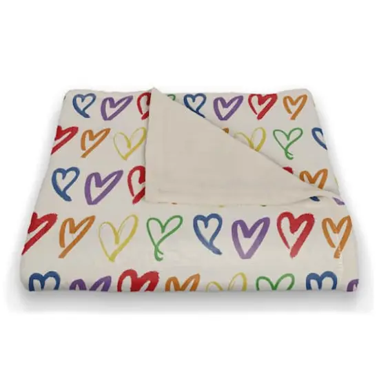 Love Is Love Coral Fleece Throw Blanket {3}