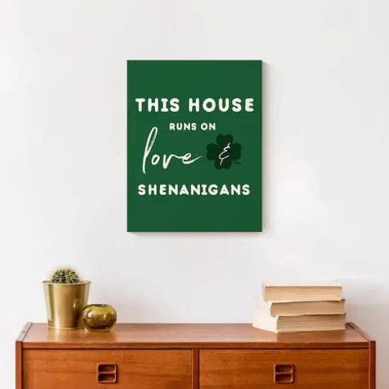 Love and Shenanigans 11" x 14" Canvas Wall Art {5}