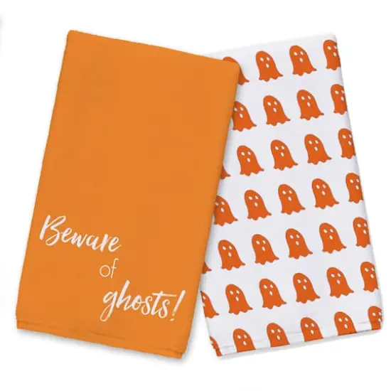 Beware of Ghosts Tea Towel Set {1}