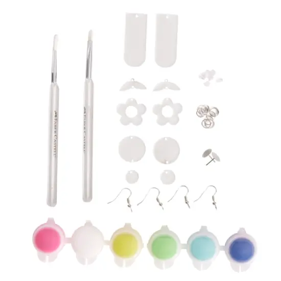 Faber-Castell&reg; Painted Acrylic Earrings {3}