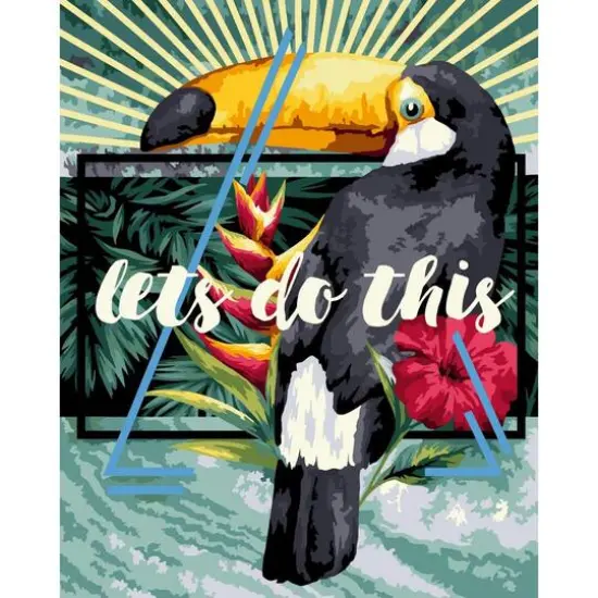 Crafting Spark Just Do It Painting by Numbers Kit {1}