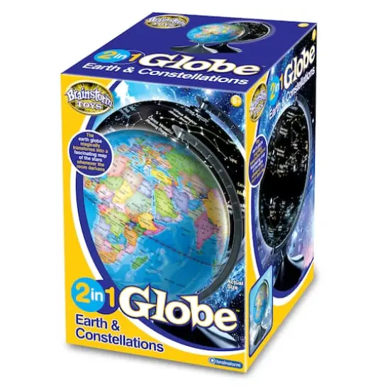 Brainstorm&reg; STEM 2-in-1 Globe Earth & Constellations {10}