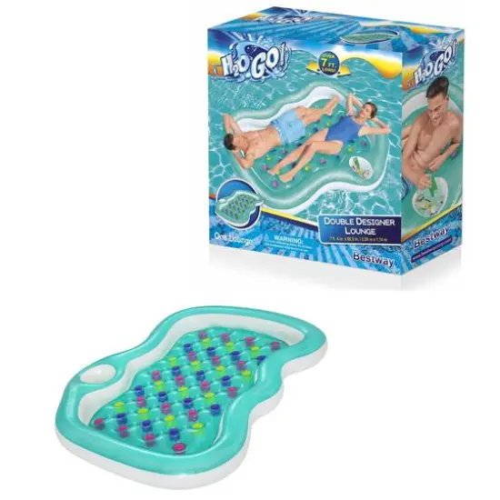 Bestway H2OGO! 7.5ft. Double Designer Pool Lounge {10}