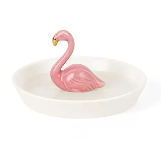 NEX&trade; 6" Flamingo Ring Dish Jewelry Tray Organizer {1}