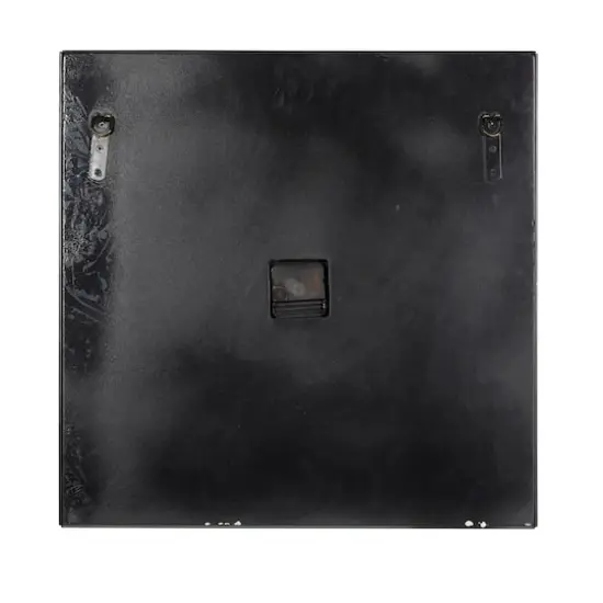 Silver Glam Wood Wall Clock, 20" x 20" {6}