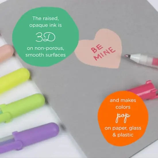 Sakura&reg; Souffle&trade; Pastels 10 Color Puffy 3D Opaque Ink Pen Set {5}