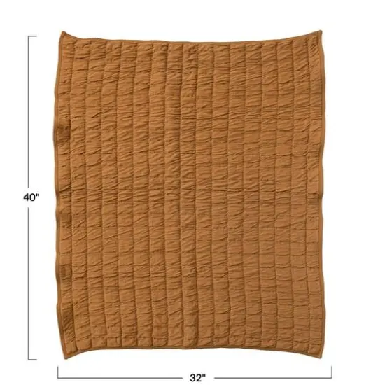 Hello Honey&reg; Brown Reversible Quilted Baby Blanket {6}