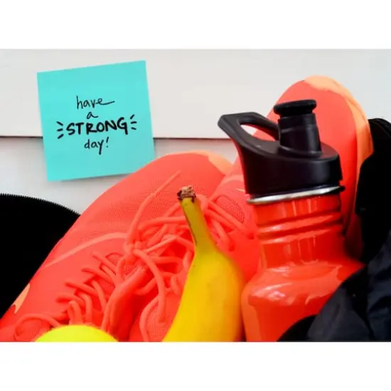 Post-it&reg; 3" x 3" Super Sticky Notes, 5 Pack Electric Blue {5}