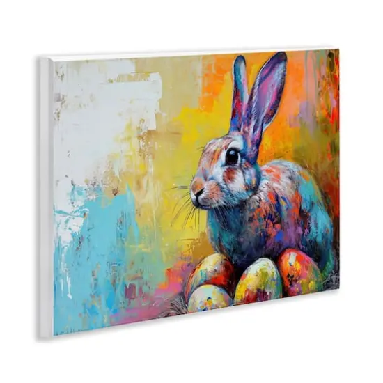 Stupell Industries Easter Joy Abstract Wall Plaque Art {4}
