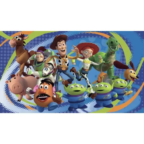 RoomMates Toy Story 3 Chair Rail Prepasted Mural {1}