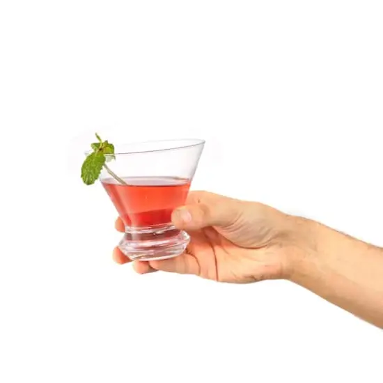 JoyJolt&reg; Cosmos Crystal Martini Glasses, 4ct. {6}