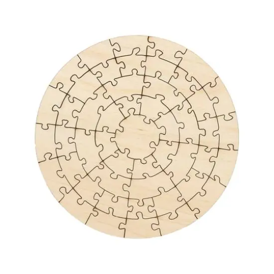 Leisure Arts&reg; Small Circle D.I.Y. Wood Puzzle {3}