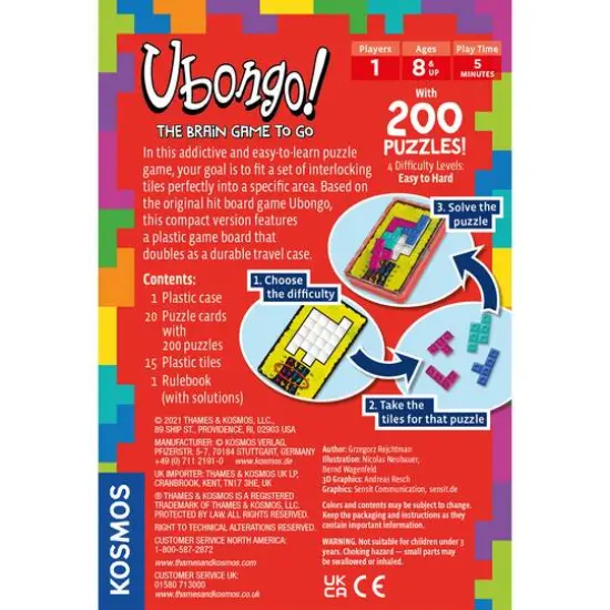 Thames & Kosmos Ubongo: The Brain Game To Go {3}