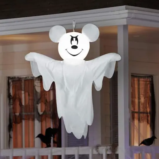 4ft. Airblown&reg; Inflatable Halloween Disney Hanging Mickey as Ghost {3}