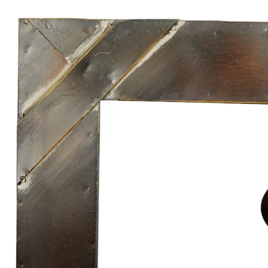 62" Brown Metal Rustic Wall D&eacute;cor {4}