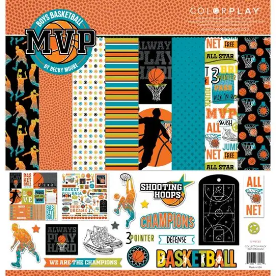 ColorPlay Collection Pack 12" x 12", MVP Basketball Boys {1}