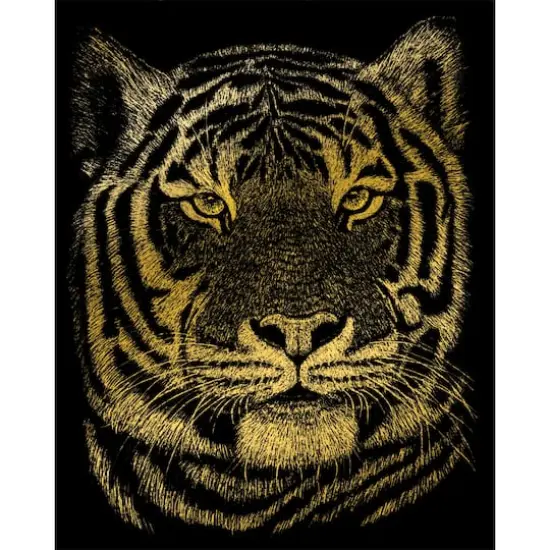 Royal & Langnickel&reg; Engraving Art&trade; Bengal Tiger Gold Foil Kit {3}