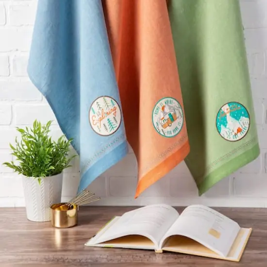 DII&reg; Go Exploring Dish Towel Set {5}