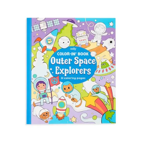OOLY Color-in' Book: Outer Space Explorers {1}