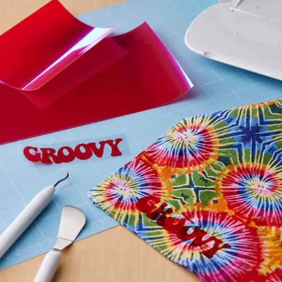 Cricut Joy&trade; Holographic Smart Iron-On&trade; Dahlia {3}