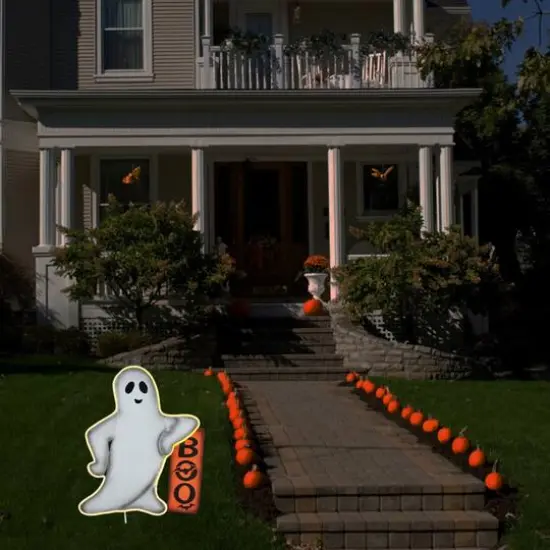 Haute Decor 24.4" Pre-Lit LED Halloween Ghost Yard D&eacute;cor {3}