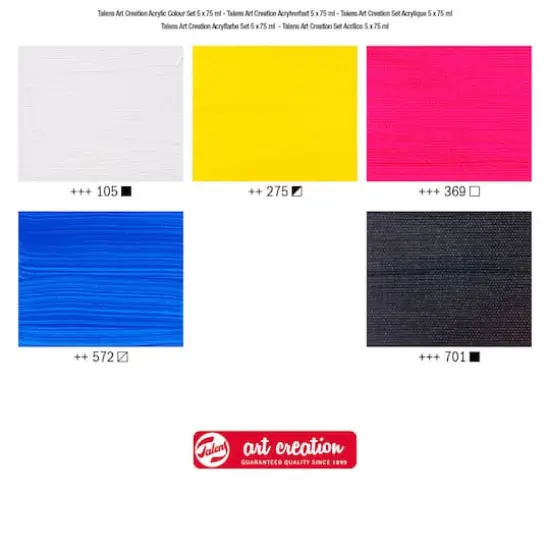 Talens Art Creation 5 Color Acrylic Set {3}