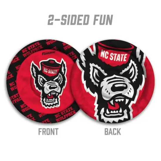 NCAA Flimzee Bean-Bag Flying Disc NC State Wolfpack {3}
