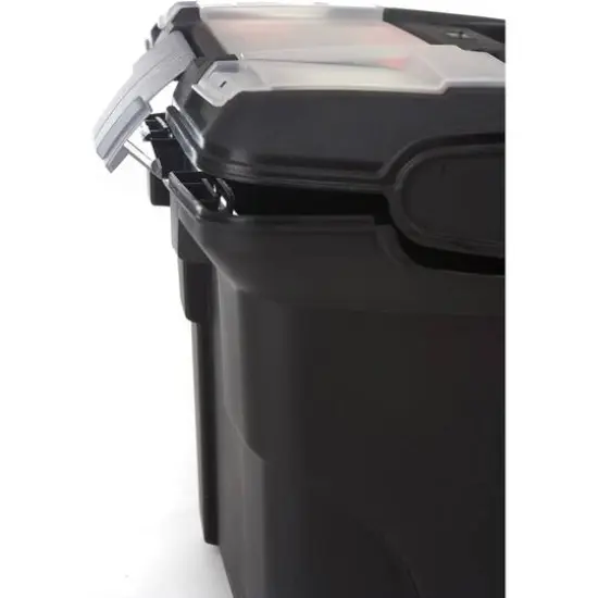 Storex Portable File Box on Wheels {6}