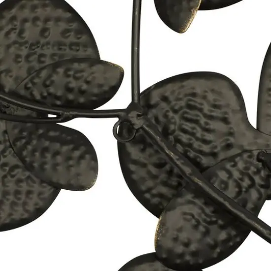 46" Black Metal Contemporary Wall D&eacute;cor {6}