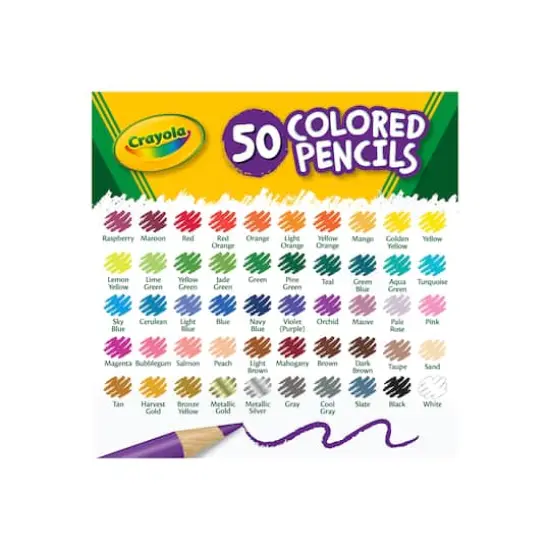 Crayola Colored Pencils, 50ct. {6}