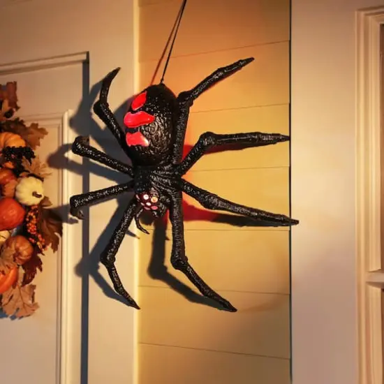 26" LED Black & Red Hanging Spider by Ashland&reg; {5}