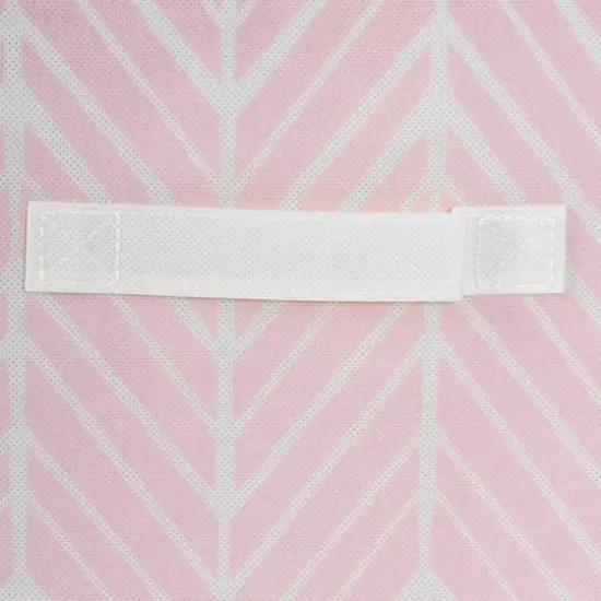 DII&reg; 11" Nonwoven Polyester Herringbone Storage Cubes, 2ct. Mauve {5}