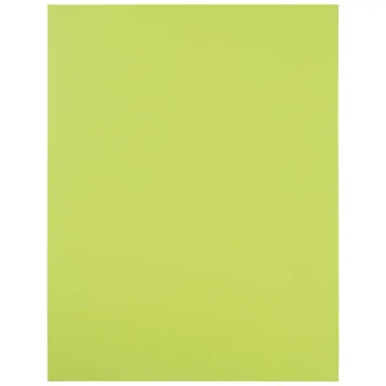 JAM Paper Shipping Labels, 8.5" x 11" Ultra Lime Green {6}