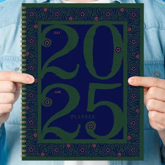 TF Publishing 2025 Large Renaissance Year Weekly Monthly Spiral Planner {8}