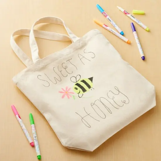 Natural Cotton Tote Bag, 3ct. by Make Market&reg; {3}