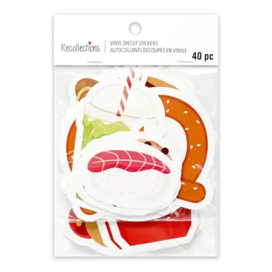 Vinyl Diecut Food Sticker Set by Recollections&trade; {5}