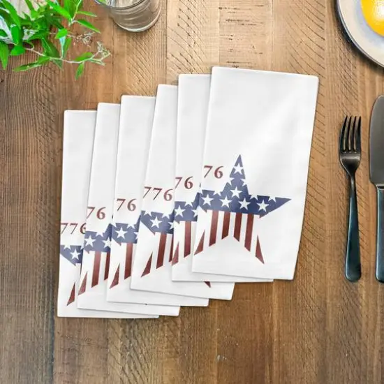 Designs Direct 1776 Star Cotton Twill Napkin {4}