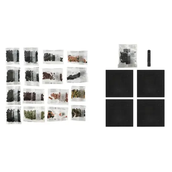 10" x 10" Mona Lisa Pixelated Brick Art Kit by Make Market&reg; {3}