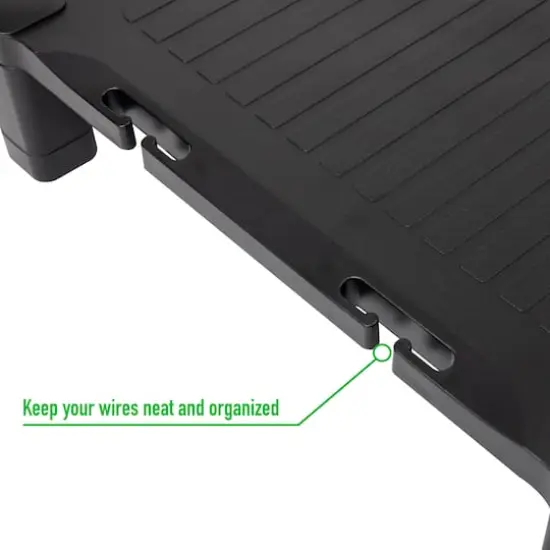 Mind Reader Black Adjustable Plastic Monitor Stand {5}