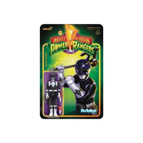 Mighty Morphin Power Rangers Black Ranger Action Figure  {1}